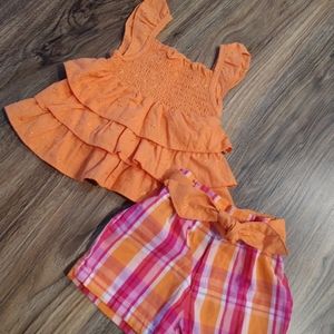 18 month Summer shorts and tank set
